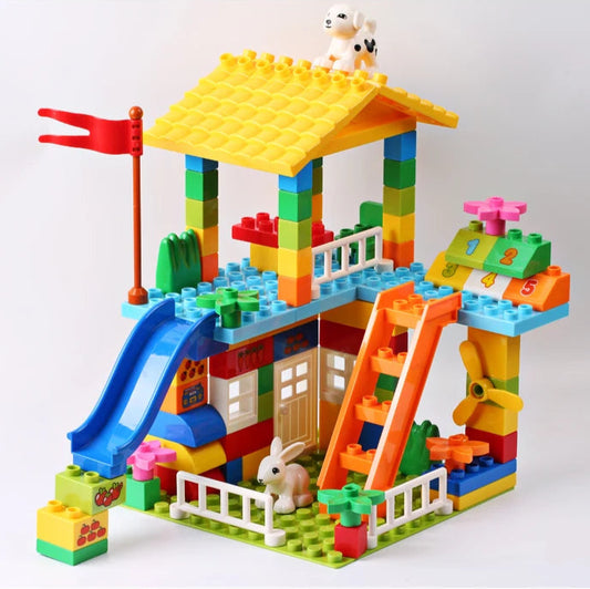 Blocs de Construction XXL – Château & Toboggan